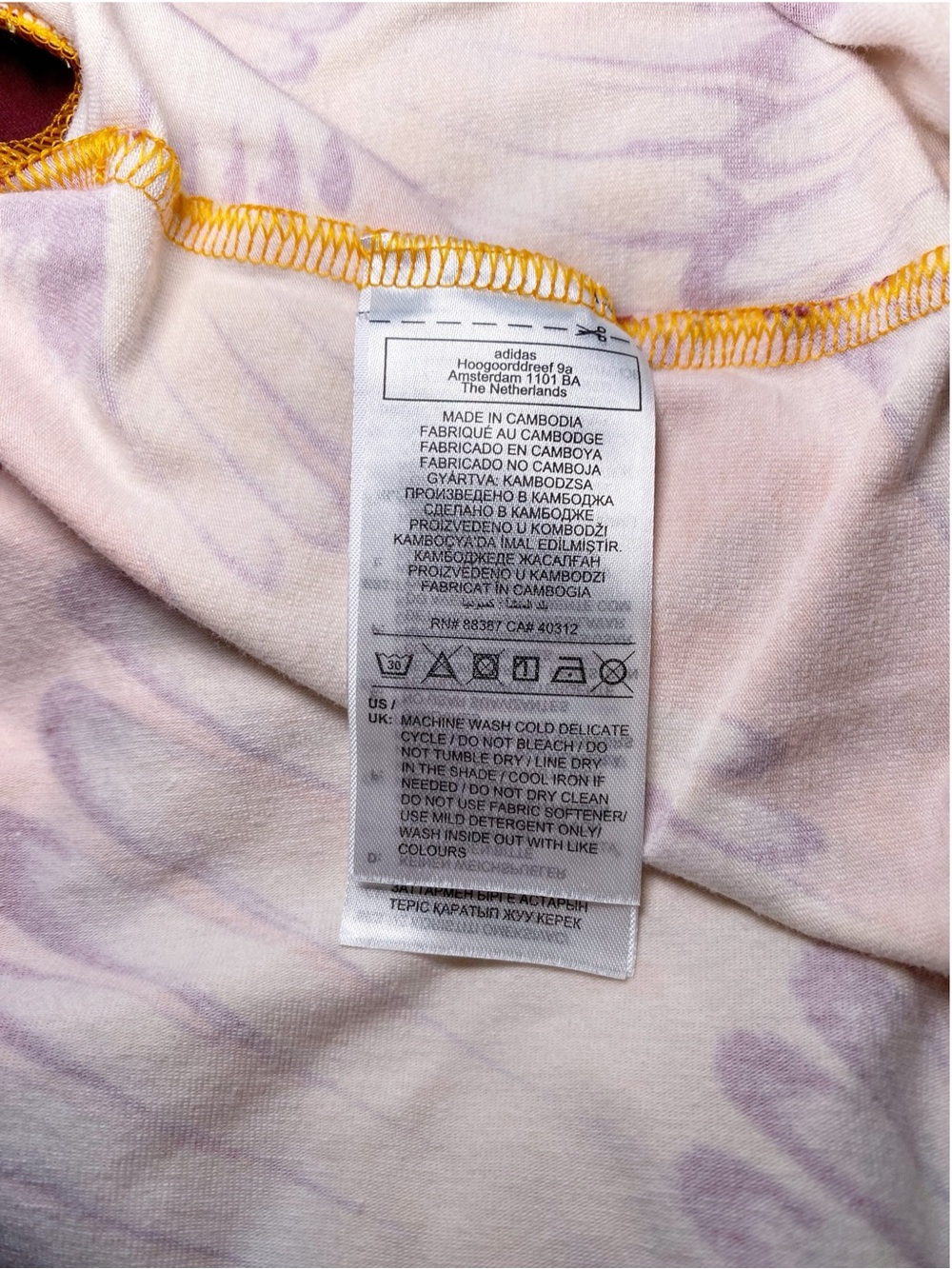 Adidas x FARM Rio Yellow Tropical Bird Toucan Racerback Midi Dress Size XL - Picture 9 of 15